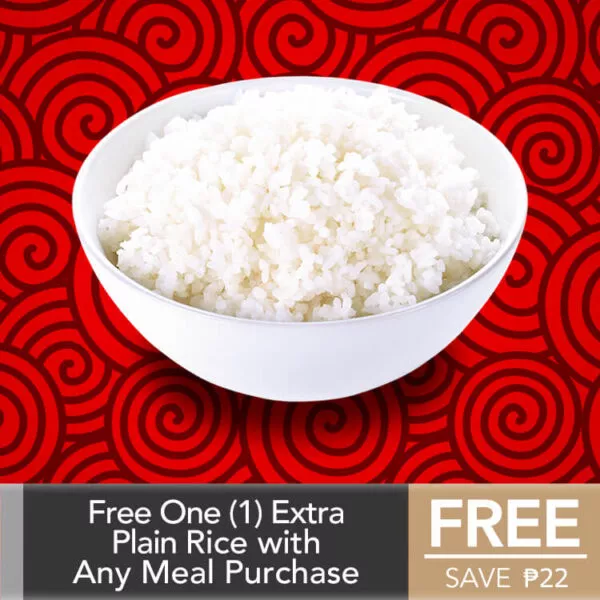 Free Extra Rice Roulette Free One (1) Extra Plain Rice with Any Meal Purchase (A0010) | Jus ...